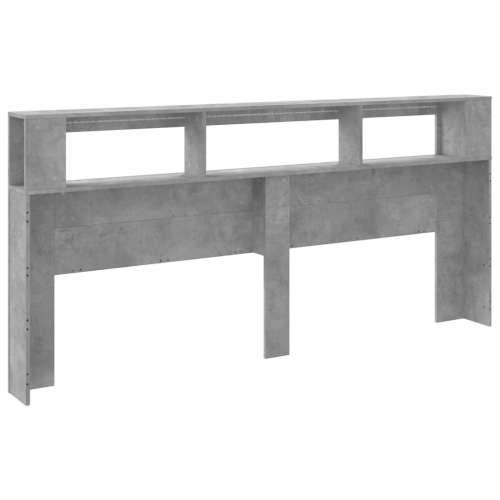 LED uzglavlje siva boja betona 220x18,5x103,5 cm - Beton siva 220 x 103.5 cm 1 Cijena