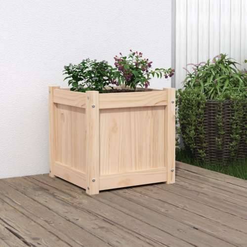 Vrtna sadilica 40 x 40 x 40 cm od masivne borovine - Prirodna boja bora 1 Cijena