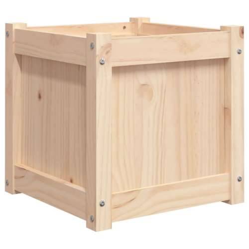 Vrtna sadilica 40 x 40 x 40 cm od masivne borovine - Prirodna boja bora 1 Cijena