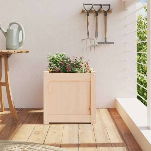 Vrtna sadilica 40 x 40 x 40 cm od masivne borovine - Prirodna boja bora 1 Cijena