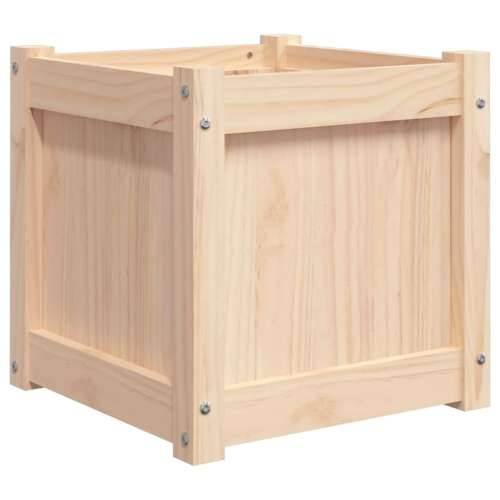 Vrtna sadilica 40 x 40 x 40 cm od masivne borovine - Prirodna boja bora 1 Cijena
