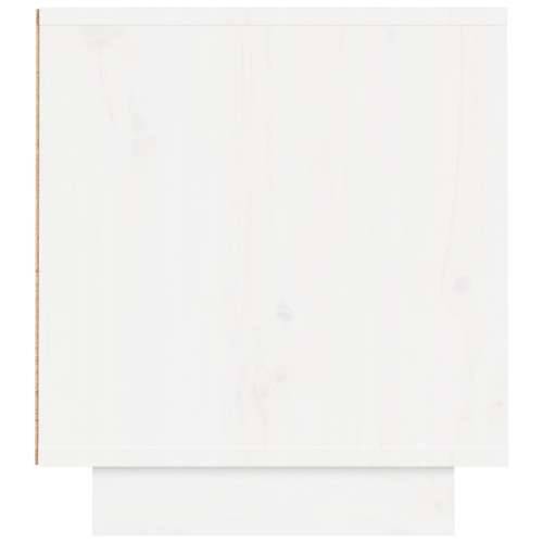 TV ormarić bijeli 140 x 35 x 40 cm od masivne borovine - Bijela 1 Cijena