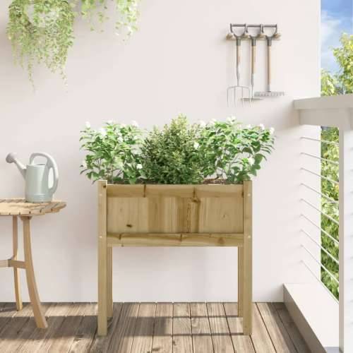 Vrtne sadilice s nogama 70x31x70 cm od impregnirane borovine - Prirodno impregnirano 1 Cijena