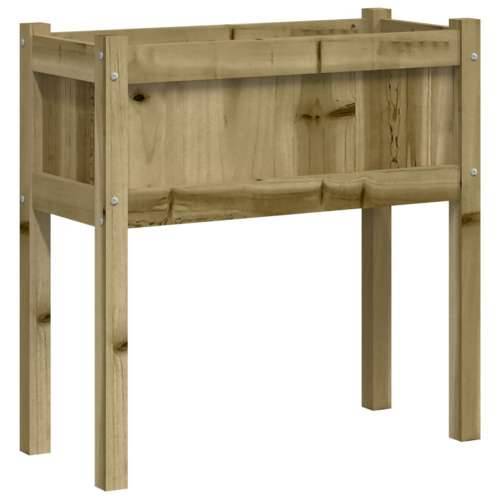 Vrtne sadilice s nogama 70x31x70 cm od impregnirane borovine - Prirodno impregnirano 1 Cijena