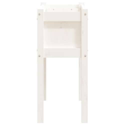 Vrtne sadilice s nogama bijela 70x31x70 cm od masivne borovine - Bijela boja bora 1 Cijena