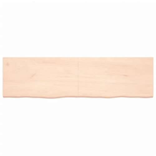 Kupaonska radna ploča 180x50x(2-4) cm netretirano masivno drvo - Prirodna 180 x 50 x 4 cm Cijena