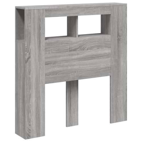 LED uzglavlje boja hrasta 100x18,5x103,5 cm konstruirano drvo - Sivi hrast sonoma 100 x 103.5 cm 1 Cijena