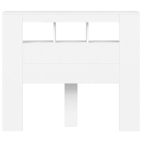 LED uzglavlje bijelo 120x18,5x103,5 cm konstruirano drvo - Bijela 120 x 103.5 cm 1 Cijena