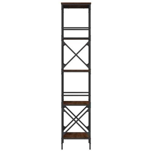 Regal za knjige 5 razina smeđa boja hrasta 59x35x171 cm drveni - Smeđi hrast 1 171 cm Cijena