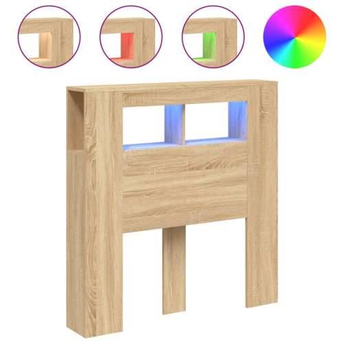LED uzglavlje boja hrasta sonome 100x18,5x103,5cm - sonoma hrast 100 x 103.5 cm 1 Cijena