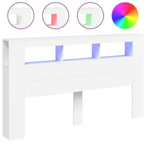 LED uzglavlje bijelo 180x18,5x103,5 cm konstruirano drvo - Bijela 180 x 103.5 cm 1 Cijena