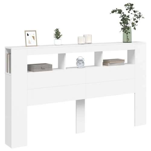 LED uzglavlje bijelo 180x18,5x103,5 cm konstruirano drvo - Bijela 180 x 103.5 cm 1 Cijena
