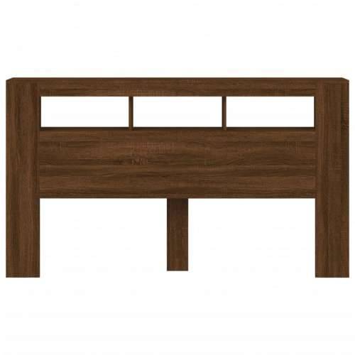 LED uzglavlje boja smeđeg hrasta 180x18,5x103,5 cm drveni - Smeđi hrast 180 x 103.5 cm 1 Cijena
