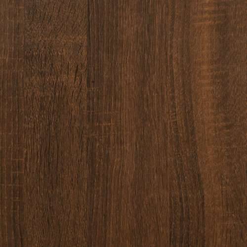 Regal za knjige s 4 razine boja hrasta 59 x 35 x 132 cm drveni - Smeđi hrast 1 132 cm Cijena