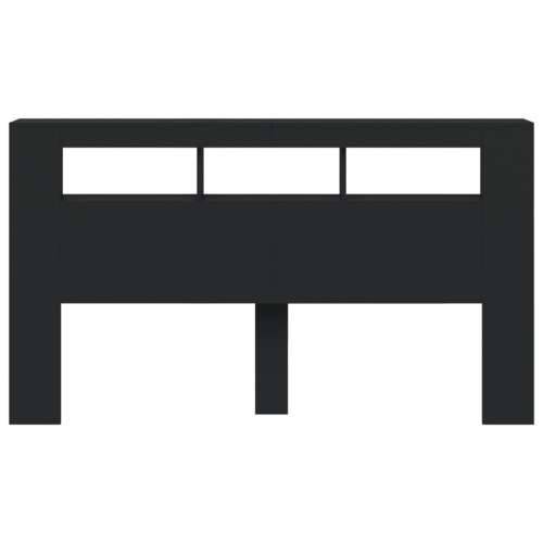 LED uzglavlje crno 180x18,5x103,5 cm konstruirano drvo - Crna 180 x 103.5 cm 1 Cijena