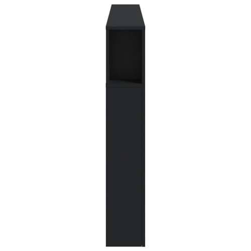 LED uzglavlje crno 180x18,5x103,5 cm konstruirano drvo - Crna 180 x 103.5 cm 1 Cijena