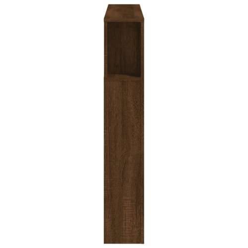 LED uzglavlje boja smeđeg hrasta 120x18,5x103,5 cm drveni - Smeđi hrast 120 x 103.5 cm 1 Cijena