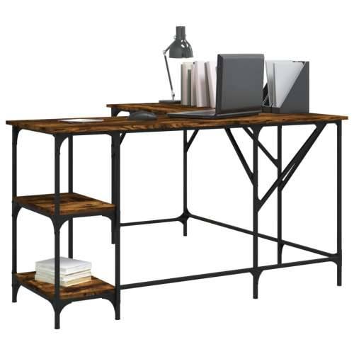 Radni stol boja dimljenog hrasta 139x139x75cm konstruirano drvo - Dimljeni hrast Cijena