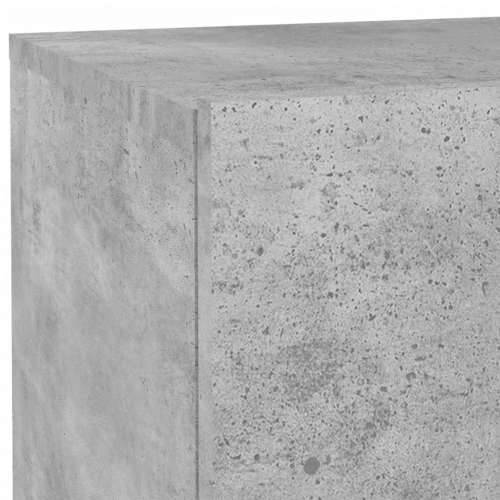 Noćni ormarić s LED svjetlima siva boja betona 70x36x40,5 cm - Beton siva 1 Cijena