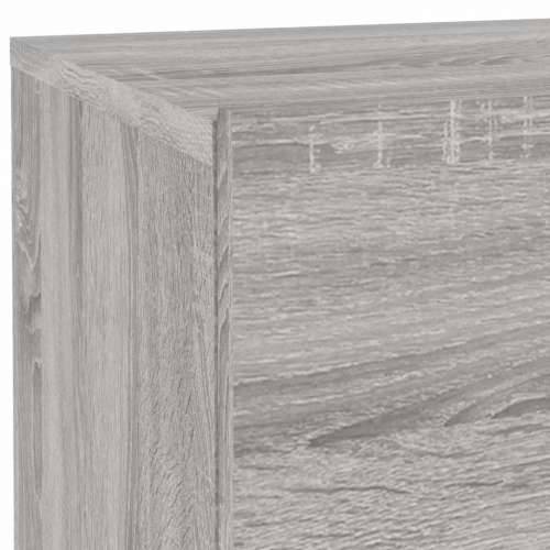 Noćni ormarić s LED svjetlima boja hrasta sonome 70x36x40,5 cm - Sivi hrast sonoma 1 Cijena