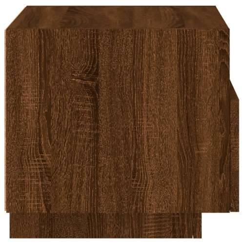 Noćni ormarići s LED svjetlima 2 kom boja hrasta 40x39x37 cm - Smeđi hrast 2 Cijena