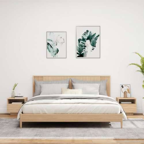 Noćni ormarići s LED svjetlima 2 kom boja hrasta 40x39x37 cm - sonoma hrast 2 Cijena