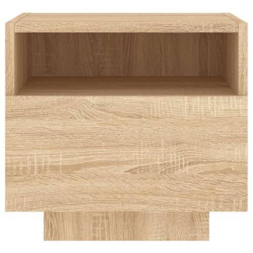 Noćni ormarići s LED svjetlima 2 kom boja hrasta 40x39x37 cm - sonoma hrast 2 Cijena