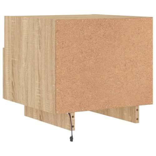 Noćni ormarići s LED svjetlima 2 kom boja hrasta 40x39x37 cm - sonoma hrast 2 Cijena