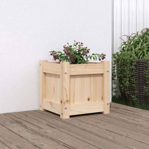 Vrtna sadilica 31 x 31 x 31 cm od masivne borovine - Prirodna boja bora 1 Cijena