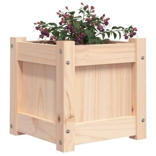 Vrtna sadilica 31 x 31 x 31 cm od masivne borovine - Prirodna boja bora 1 Cijena