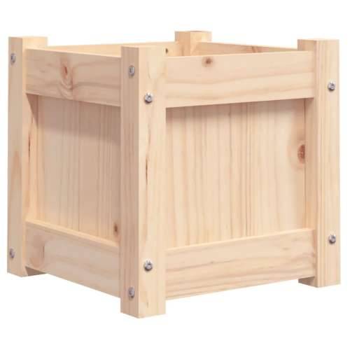 Vrtna sadilica 31 x 31 x 31 cm od masivne borovine - Prirodna boja bora 1 Cijena