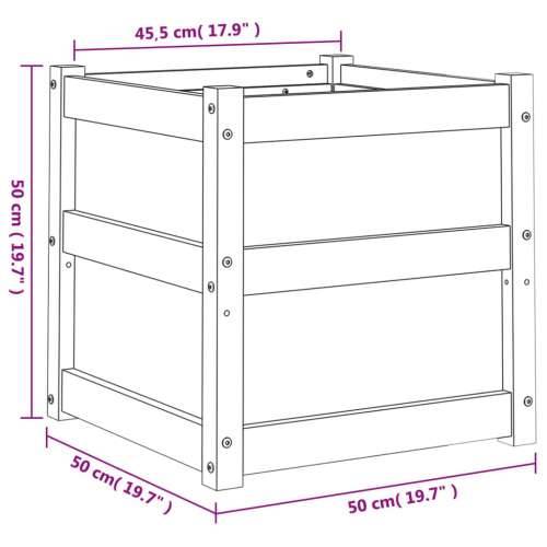 Vrtna sadilica 50x50x50 cm od masivnog drva duglazije - Prirodni douglas 1 Cijena