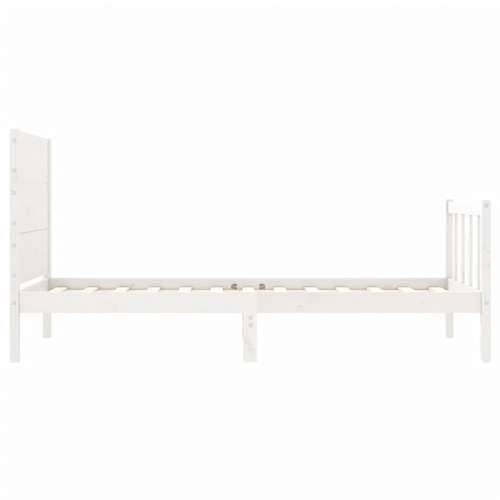 Okvir kreveta bez madraca bijeli 100x200 cm konstruirano drvo - Bijela 100 x 200 cm Cijena