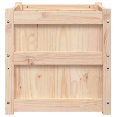 Vrtna sadilica 50 x 50 x 50 cm od masivne borovine - Prirodna boja bora 1 Cijena