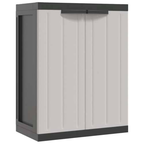 Vanjski ormarić za pohranu sivo-crni 65 x 37 x 85 cm PP - Siva i crna 65 x 37 x 85 cm 1 Cijena