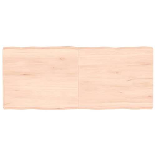 Stolna ploča 140 x 60 x (2 - 6) cm od hrastovine sa živim rubom - Prirodna 140 x 60 x 6 cm 1 Cijena