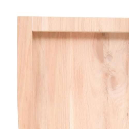 Stolna ploča 140 x 60 x (2 - 6) cm od hrastovine sa živim rubom - Prirodna 140 x 60 x 6 cm 1 Cijena