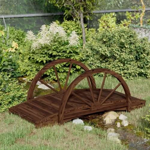 Vrtni most s ogradama 99 x 50 x 38 cm od masivne jelovine Cijena