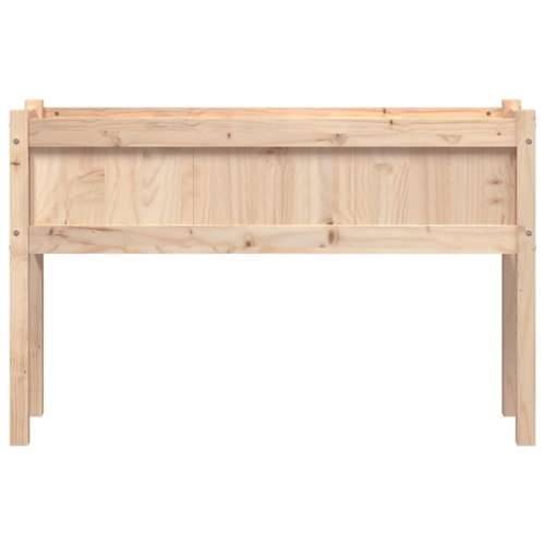 Vrtna sadilica s nogama 110 x 31 x 70 cm od masivne borovine - Prirodna boja bora 1 Cijena