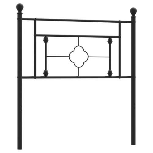 Metalno uzglavlje crno 90 cm - Crna 90 cm 1 Cijena