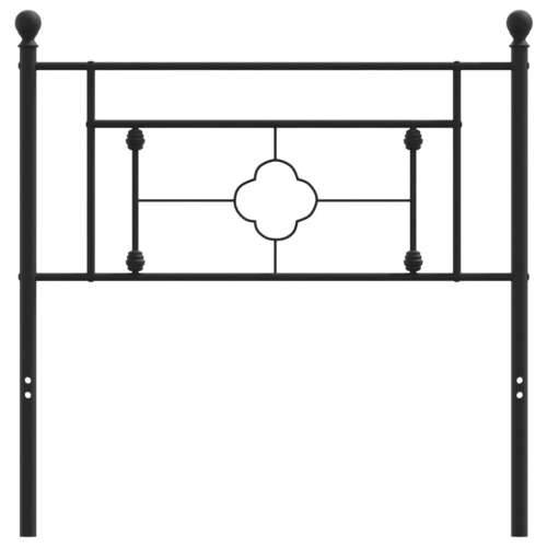Metalno uzglavlje crno 90 cm - Crna 90 cm 1 Cijena