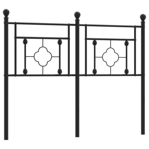 Metalno uzglavlje crno 120 cm - Crna 120 cm 1 Cijena