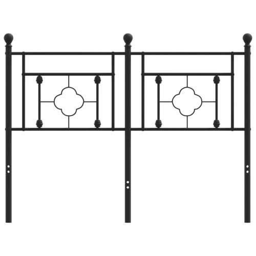 Metalno uzglavlje crno 120 cm - Crna 120 cm 1 Cijena