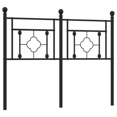 Metalno uzglavlje crno 120 cm - Crna 120 cm 1 Cijena