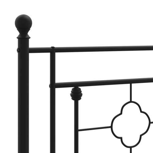 Metalno uzglavlje crno 120 cm - Crna 120 cm 1 Cijena