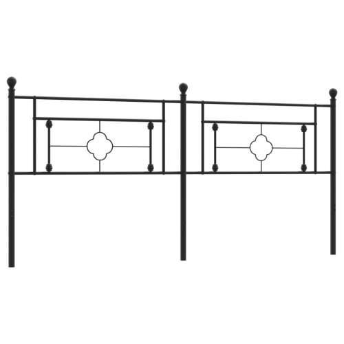 Metalno uzglavlje crno 193 cm - Crna 193 cm 1 Cijena