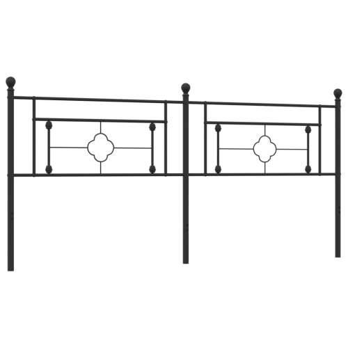 Metalno uzglavlje crno 193 cm - Crna 193 cm 1 Cijena