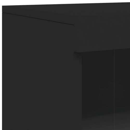 Komoda s LED svjetlima crna 162 x 37 x 100 cm - Crna 1 Cijena