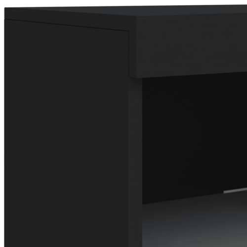 Komoda s LED svjetlima crna 162 x 37 x 100 cm - Crna 1 Cijena