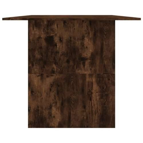 Blagovaonski stol boja dimljenog hrasta 180 x 90 x 76 cm drveni - Dimljeni hrast 1 Cijena